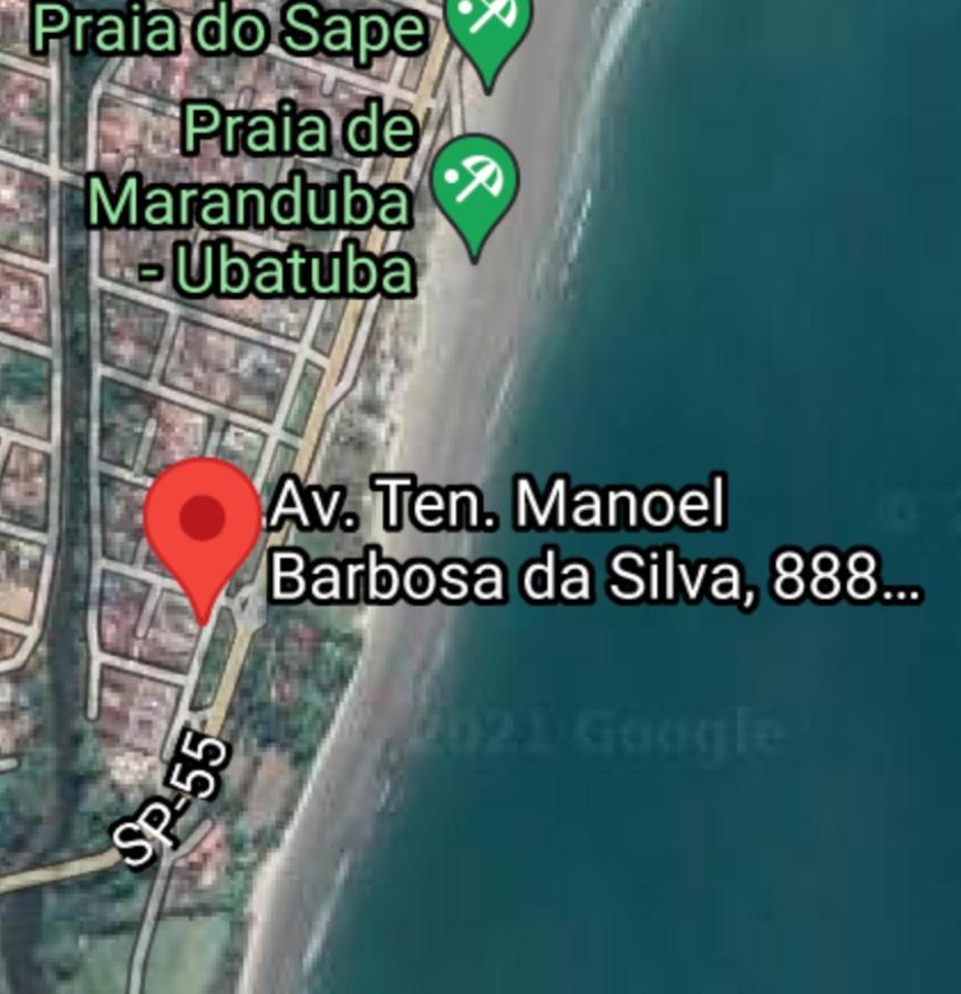 شقة Ubatuba Frente O Mar المظهر الخارجي الصورة